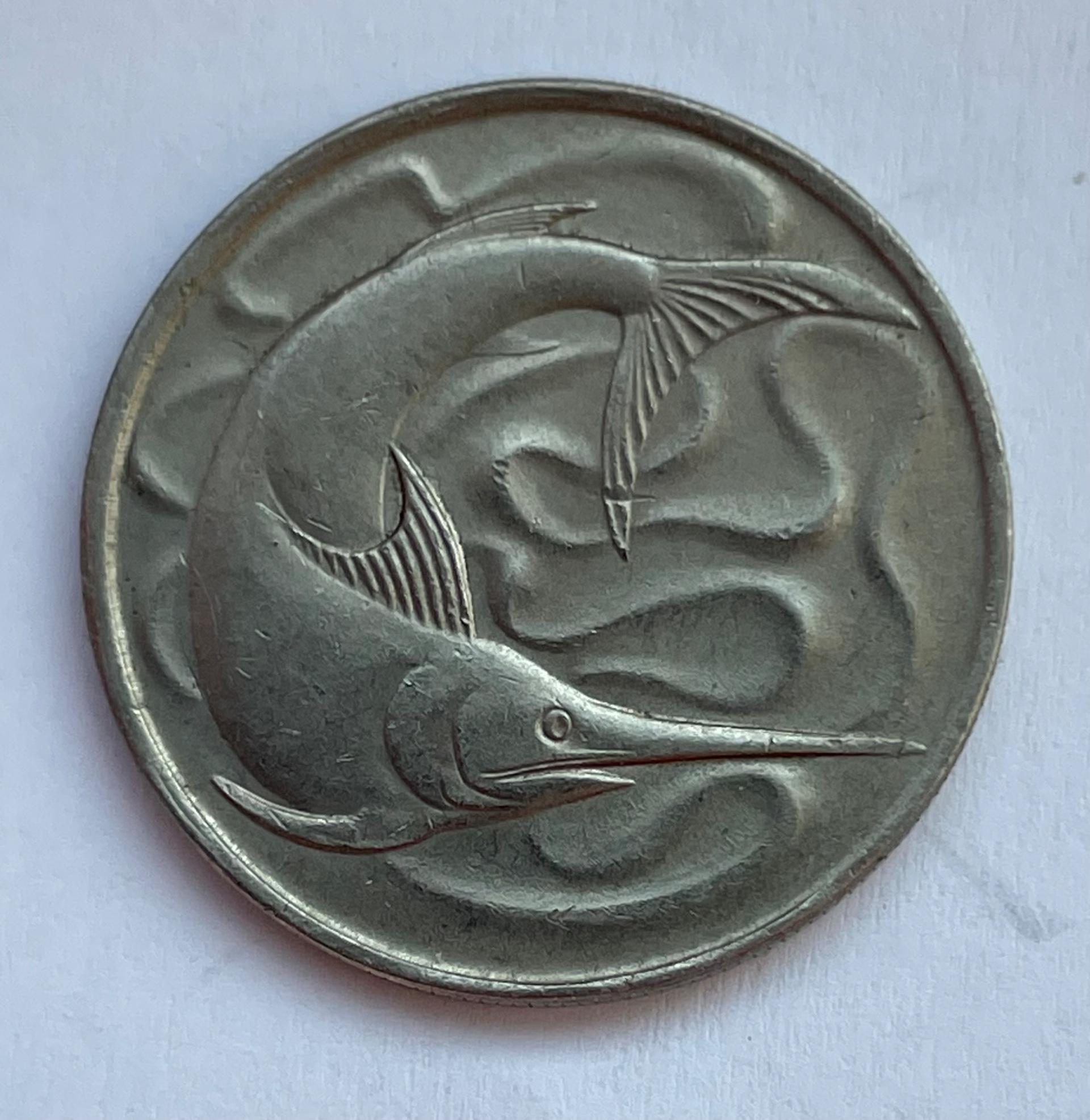 Singapūras 20 c 1980