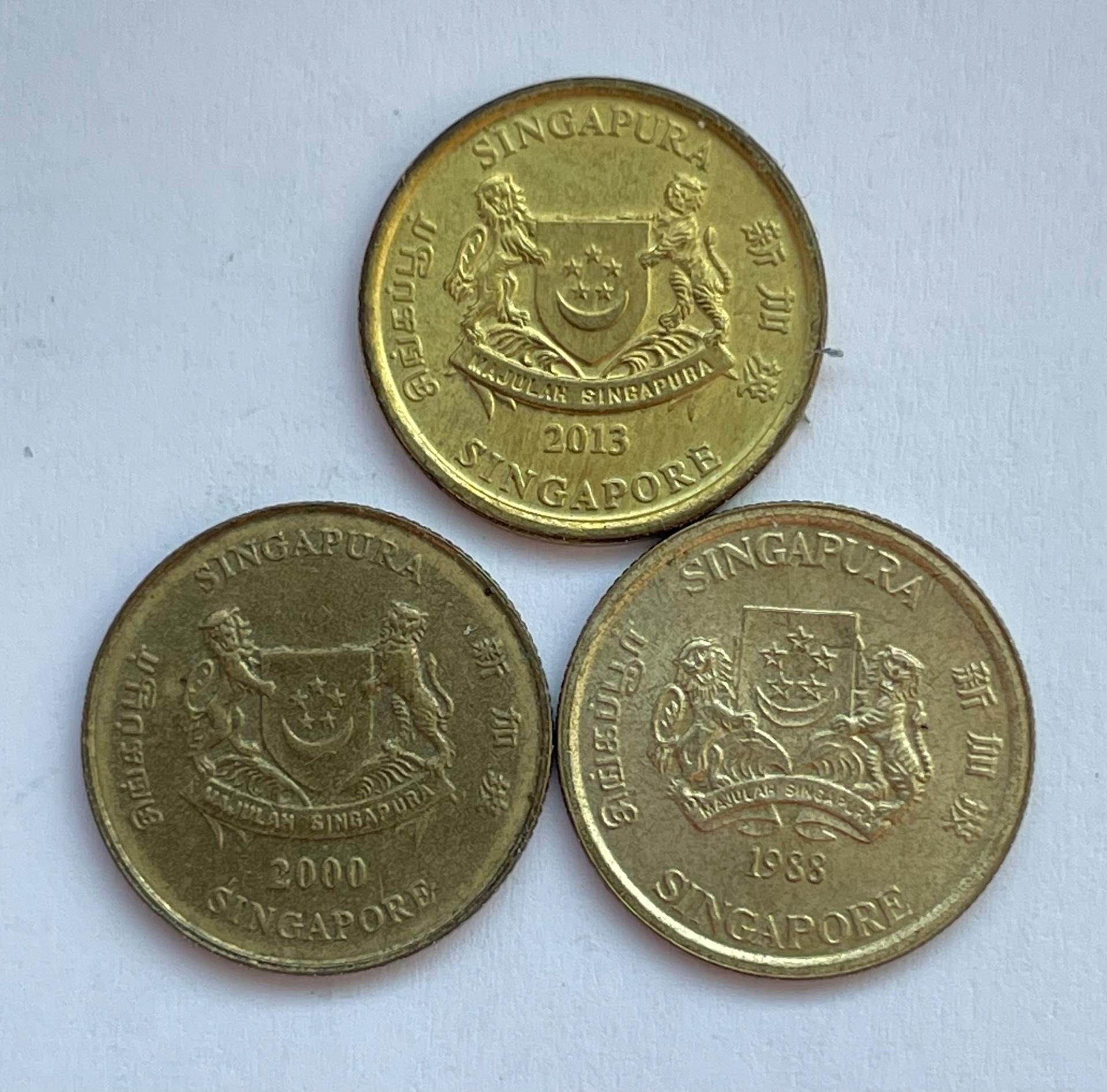 Singapūras 5 c 3 vnt