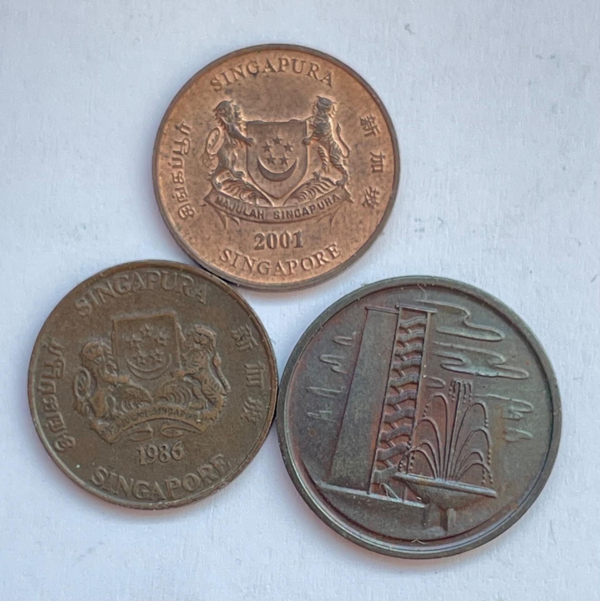 Singapūras 1 c 3 vnt