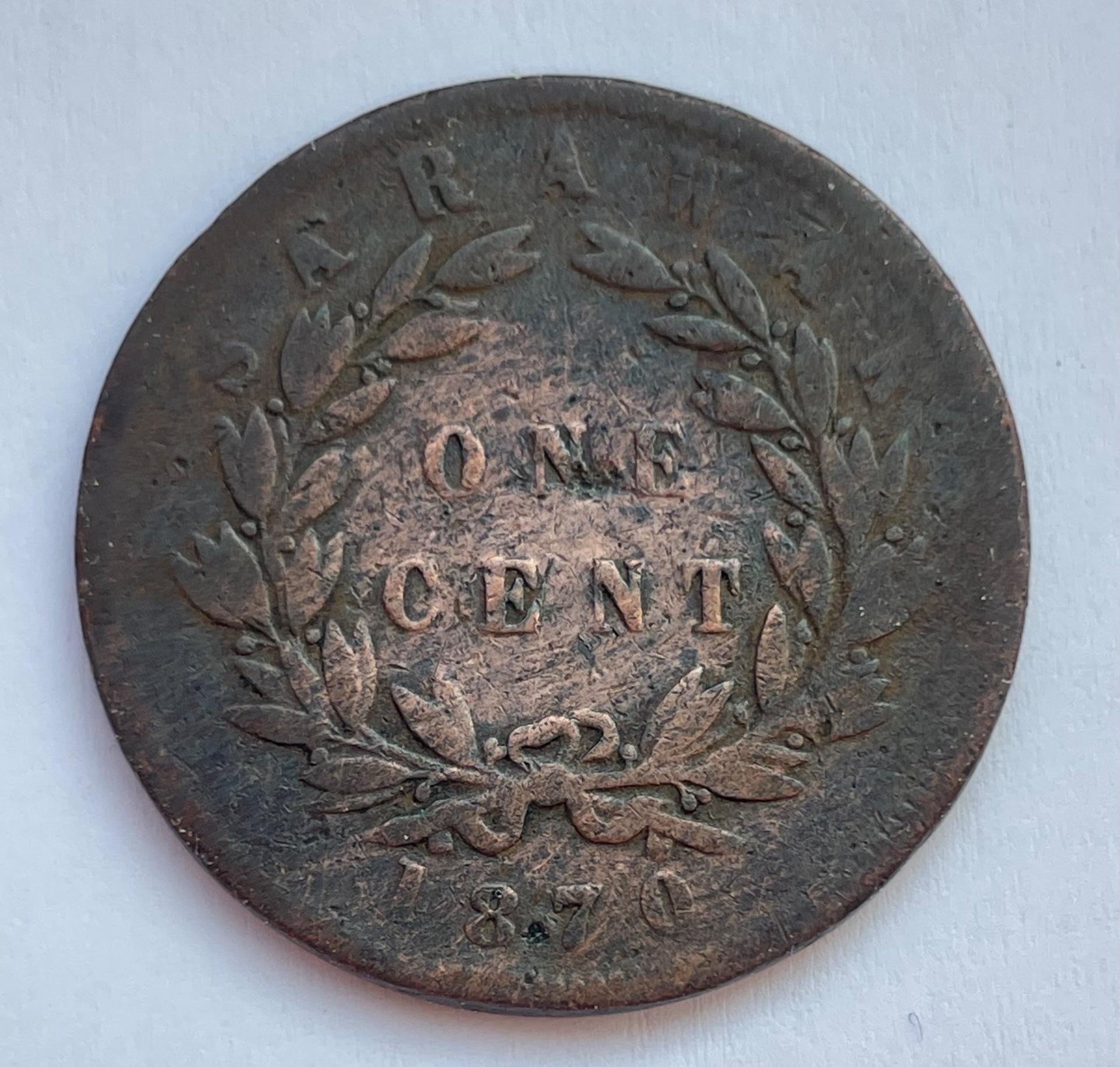 Sarawak 1c 1870