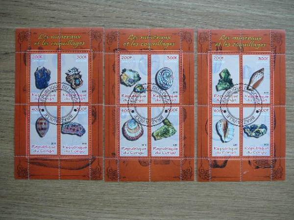 s906/8 Mineralai Kriaukles Kongas 2011 antsp. #
