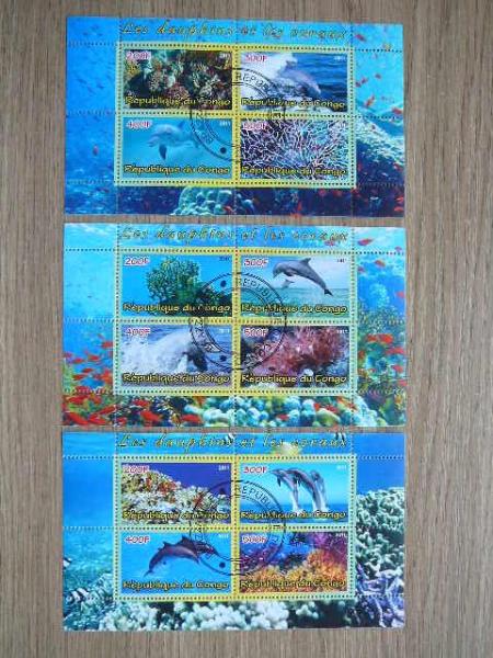 s912/4 Delfinai Koralai Kongas 2011 antsp. #