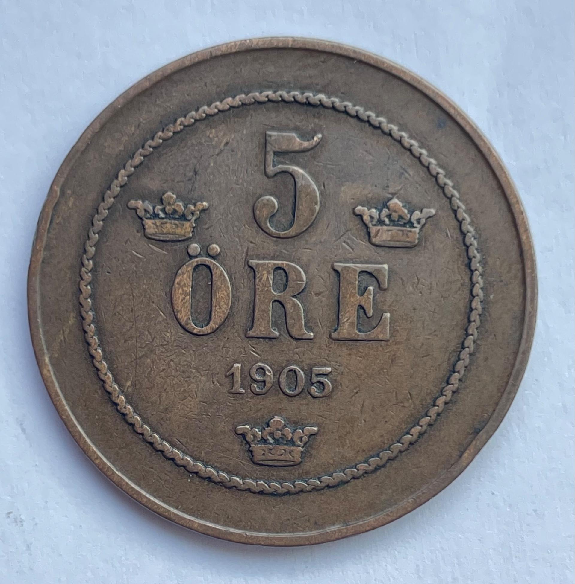 Švedija 5 ore 1905