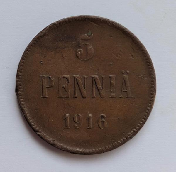 Suomija 5 p 1916