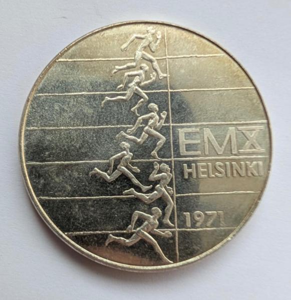 Suomija 10 M 1971 sidabras