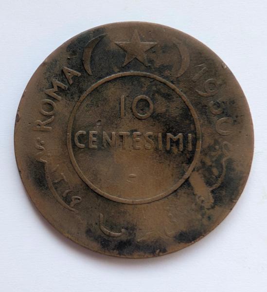 Somalis 10 c 1950 reta