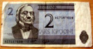 Estija. 2 kronos ( 1992 ) VF