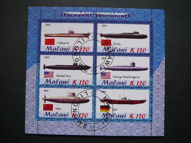 s990 Laivai povand. Malavis 2011 antsp. #