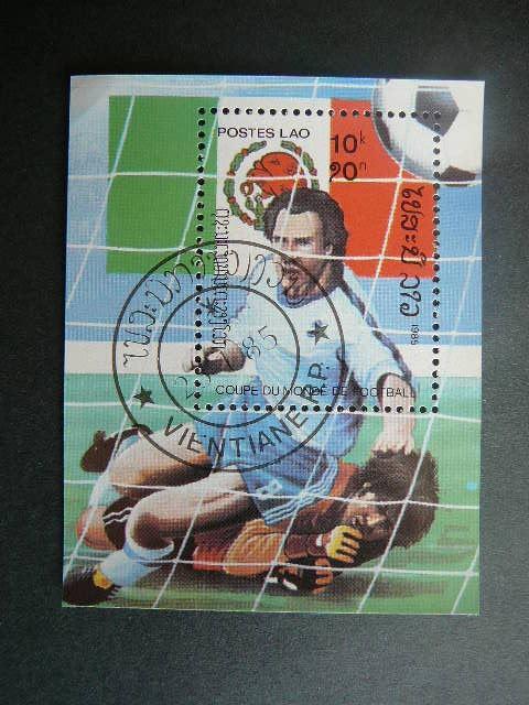 Laosas 1985 Futbolas Meksika86 antsp. #1
