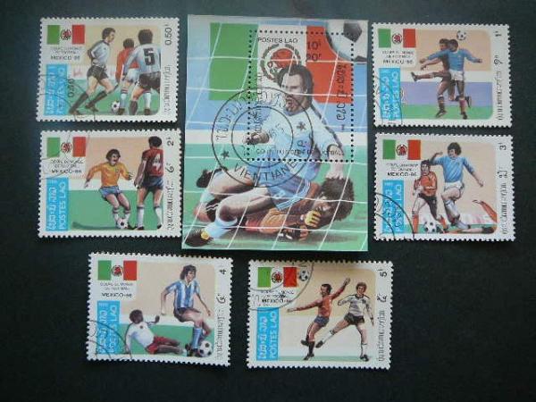 Laosas 1985 Futbolas Meksika86 antsp. #2
