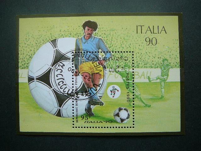 Laosas 1990 Futbolas Italija90 antsp.