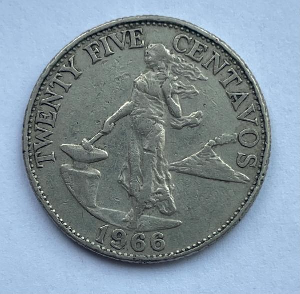 Filipinai 25 c 1966