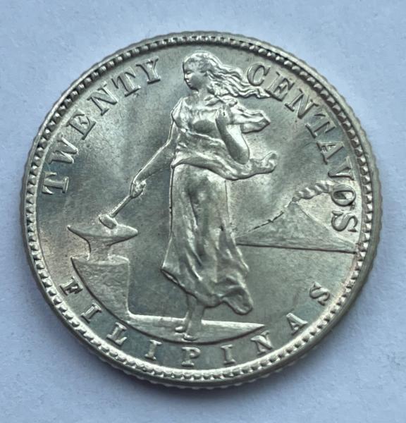 Filipinai 25 c 1944 sidabras