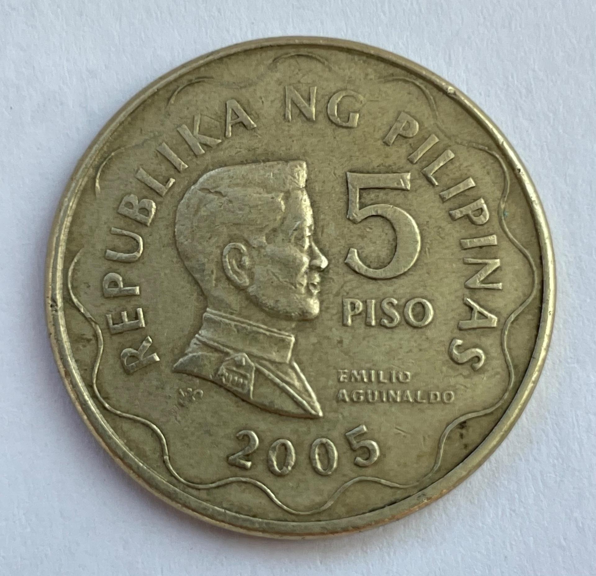 Filipinas 5 pesai 2005
