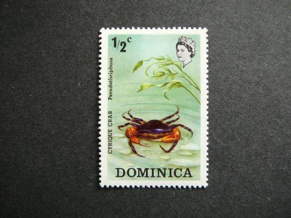 Dominika 1973 Krabai svarus #