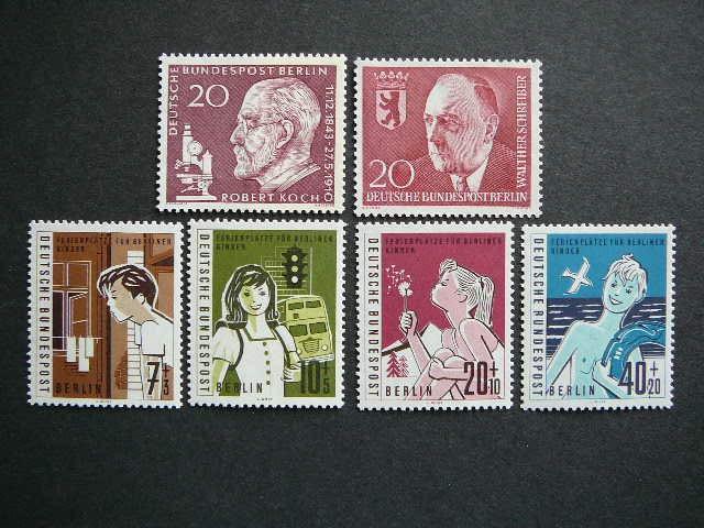 Berlynas 1960 m. p.zenklu komplektas Vokietija MNH #