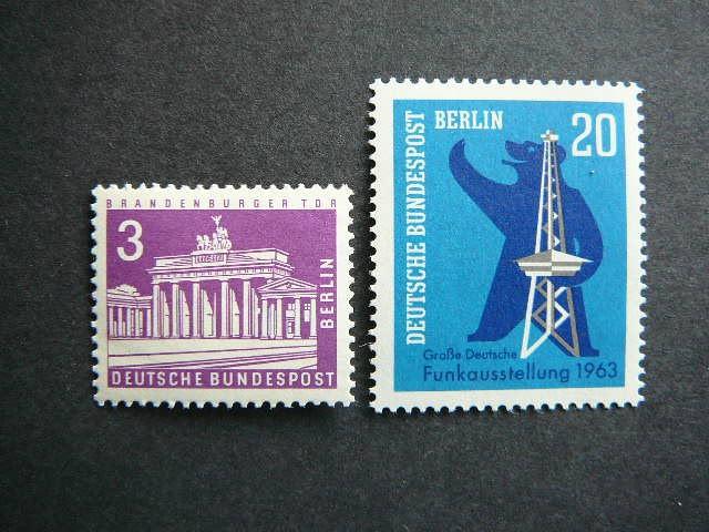 Berlynas 1963 m. p.zenklu komplektas Vokietija MNH #