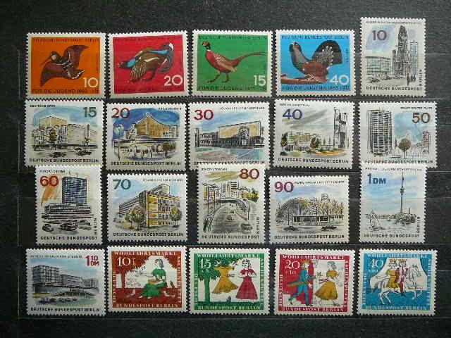 Berlynas 1965 m. p.zenklu komplektas Vokietija MNH #