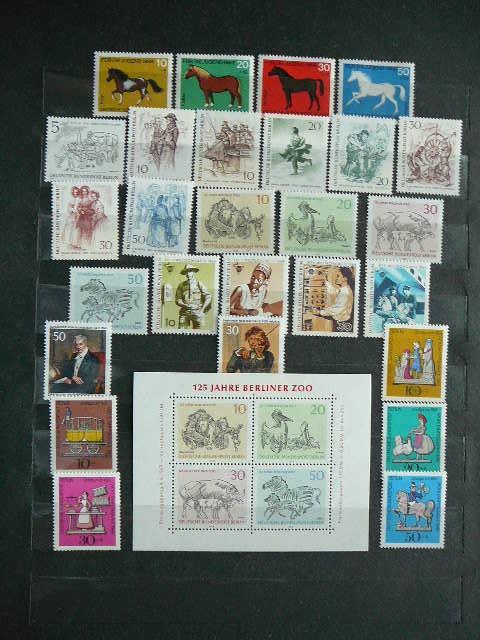 Berlynas 1969 m. p.zenklu komplektas Vokietija MNH #