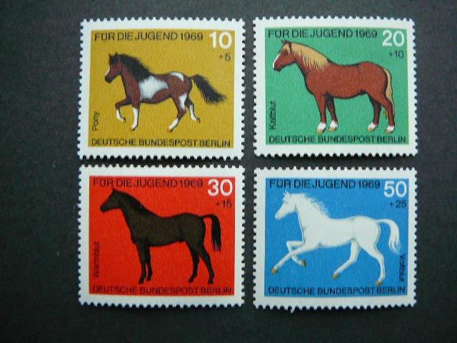 Berlynas 1969 Arkliai Vokietija MNH #326