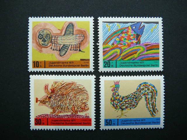 Berlynas 1971 Vaiku piesiniai Vokietija MNH