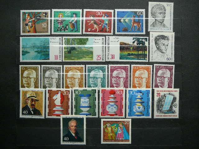 Berlynas 1972 m. p.zenklu komplektas Vokietija MNH #