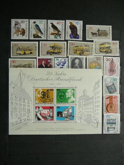 Berlynas 1973 m. p.zenklu komplektas Vokietija MNH #