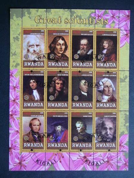 s542 Mokslininkai Ruanda 2009 antsp. # Izymus zmones