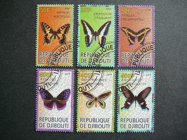 s544/6 Drugeliai Dzibutis 2009 antsp. #