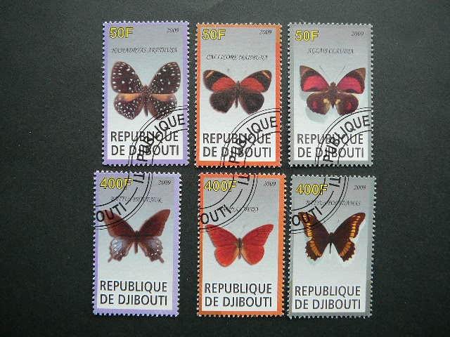 s555/7 Drugeliai Dzibutis 2009 ansp. #