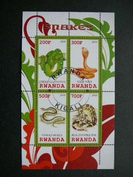 s662 Gyvates Reptilijos Ruanda 2010 antsp. #