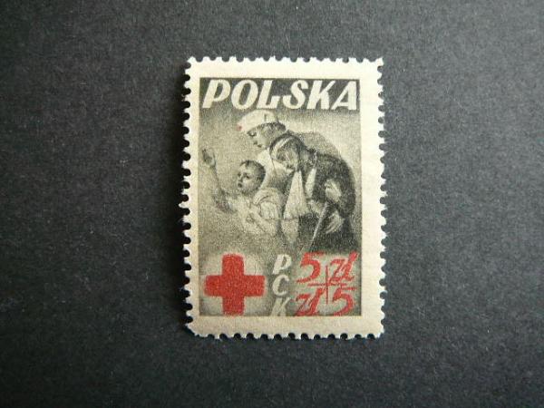 Lenkija 1947 Raudonas Kryzius MNH #471