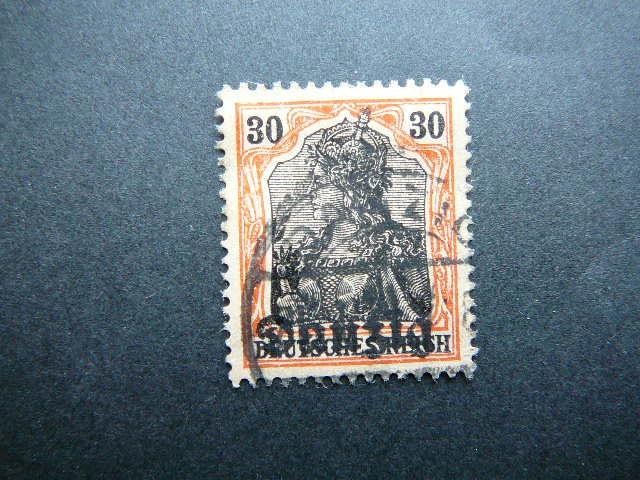Dancigas 1920 005 Standartai Vokietija 30pf antsp. #