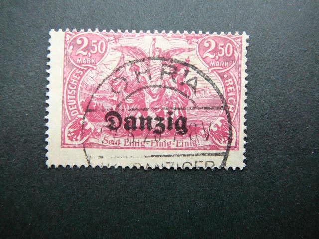 Dancigas 1920 012 Standartai Vokietija 2.5M antsp. #