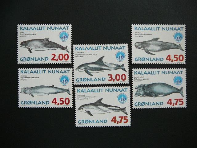 Grenlandija 1998 Banginiai Delfinai svarus #