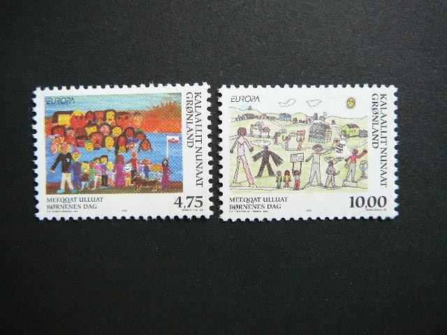 Grenlandija 1998 Vaiku piesiniai Europa MNH #