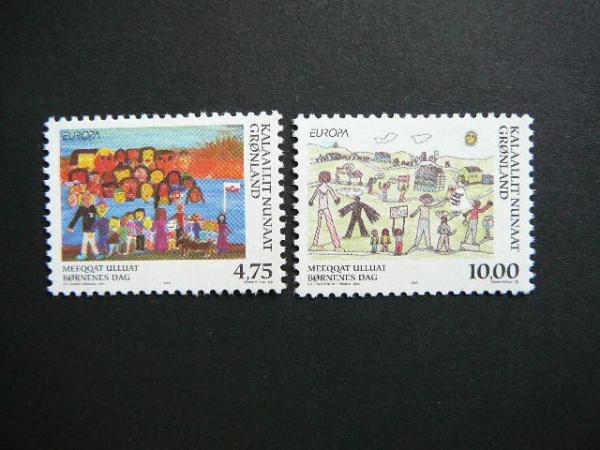Grenlandija 1998 Vaiku piesiniai Europa MNH #