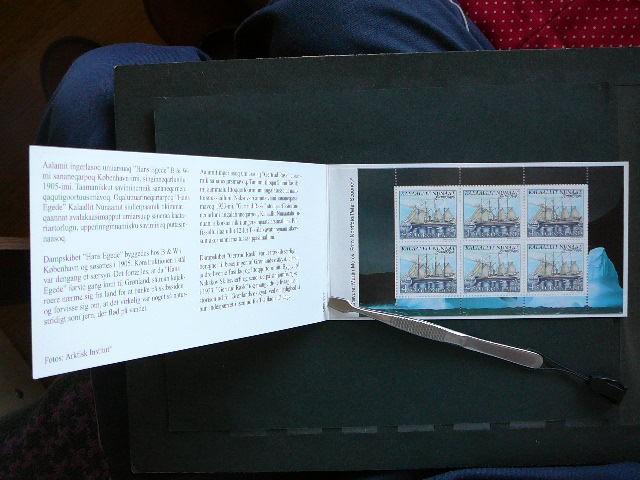 Grenlandija 1998 Laivai Burlaiviai MNH Bukletas #