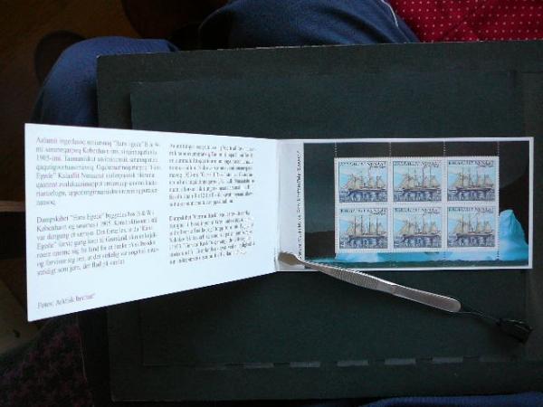 Grenlandija 1998 Laivai Burlaiviai MNH Bukletas #
