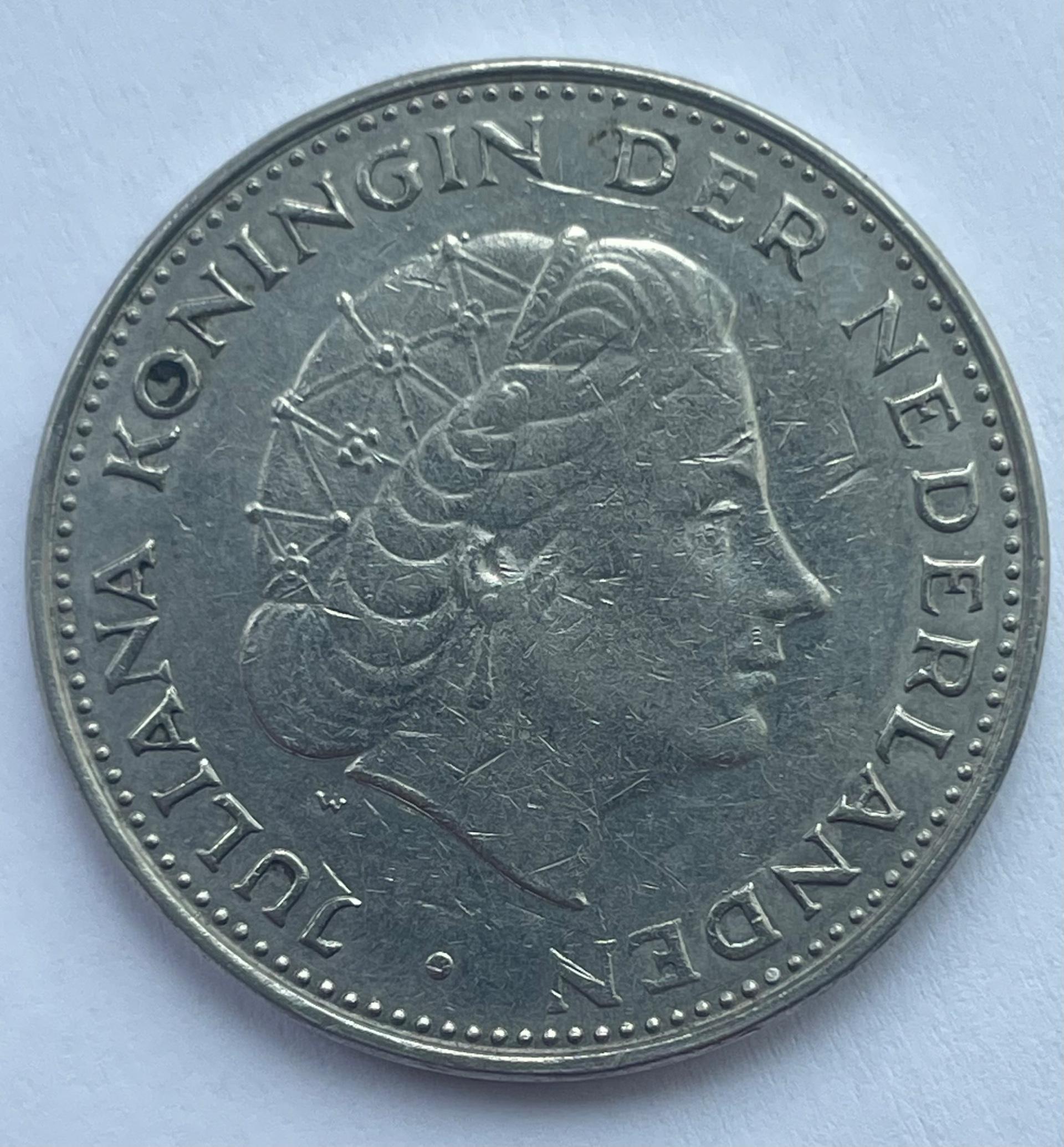 Nyderlandai 2,5 guldeno 1969