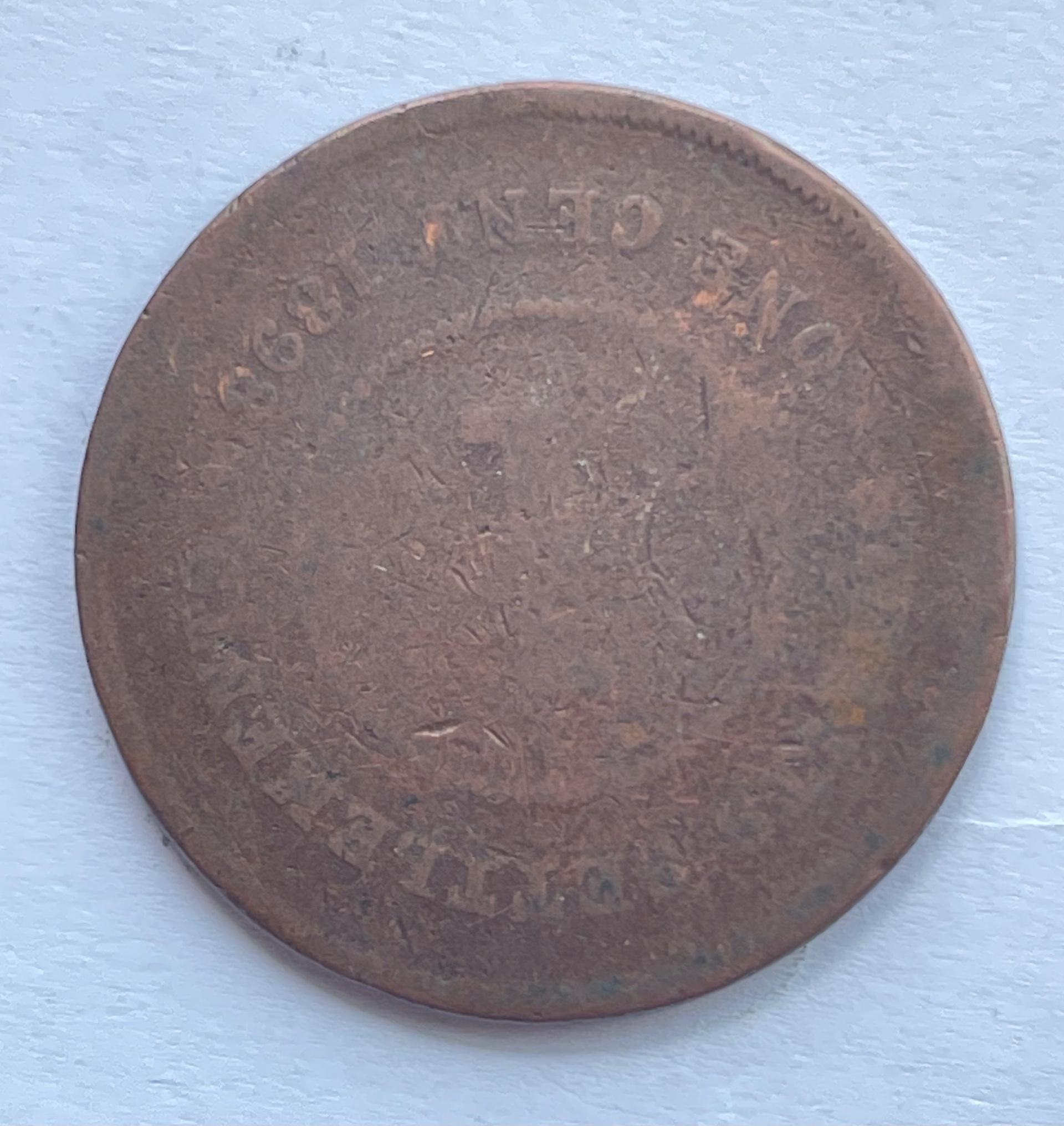 Straits Settlements 1 c 1898