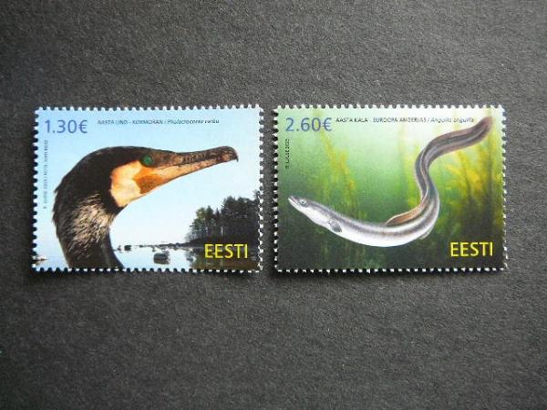 Estija 2025 Zuvys Pauksciai MNH #