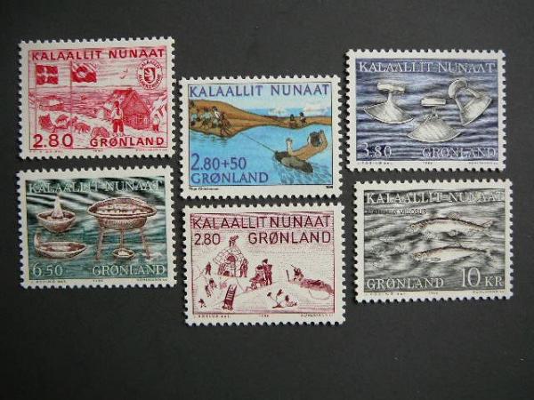 .Grenlandija 1986 Pastas Sportas Daile Zuvys MNH