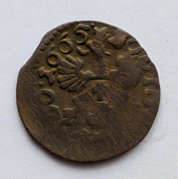 Jono Kazimiero 1665 šilingas 