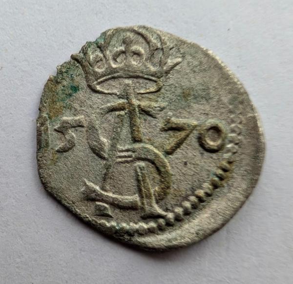 Žygimanto Augusto 1570 dvidenaris P. Platina štampas 