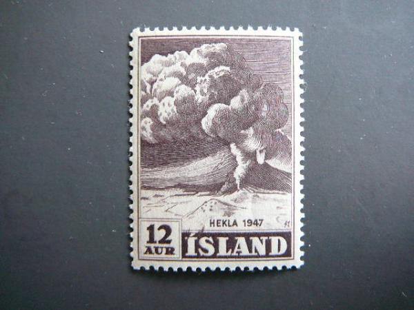 Islandija 1948 Vulkanas svarus MNH # 