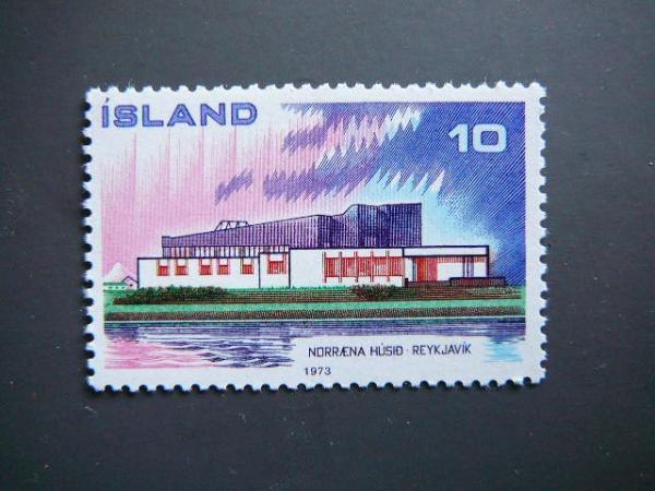 Islandija 1973 Architektura svarus MNH #