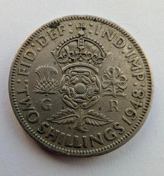 Didžioji Britanija 2 šilingai 1948