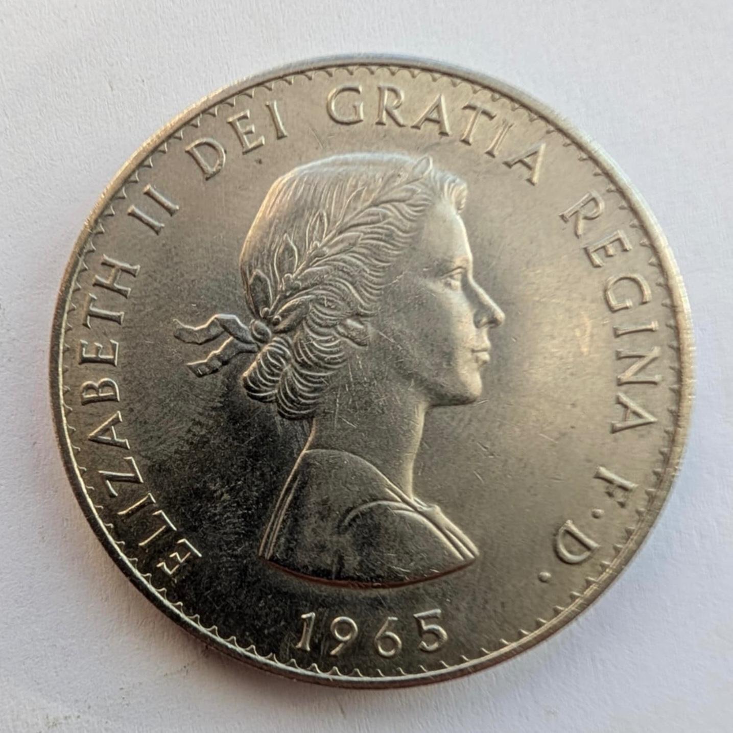 Didžioji Britanija 1 kroną 1965