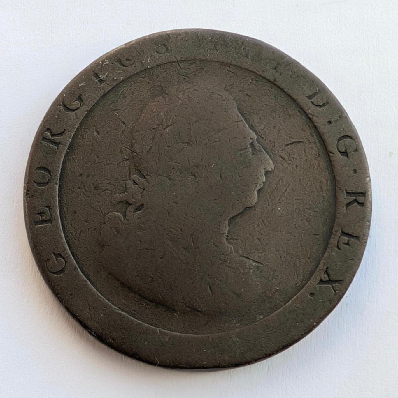 Didžioji Britanija 1 pencas 1797